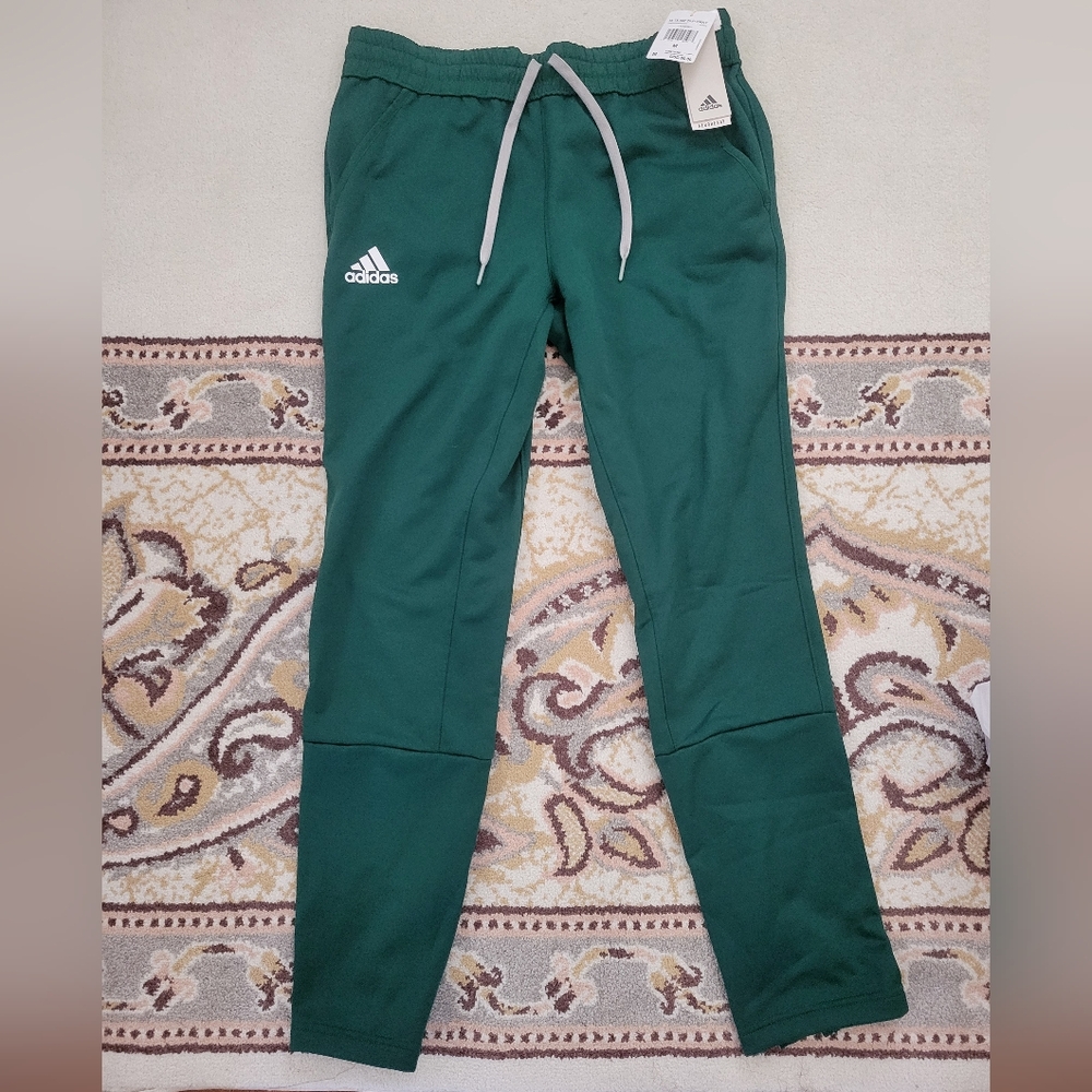 Adidas Men's Forest Green Athletic Pants NEW With Tags